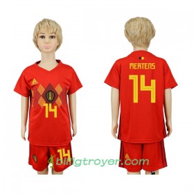 Billige Fotballdrakter Belgia Mertens 14 Barn VM 2018 Hjemmedraktsett